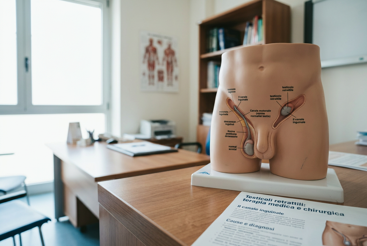 testicoli retrattili e canale inguinale